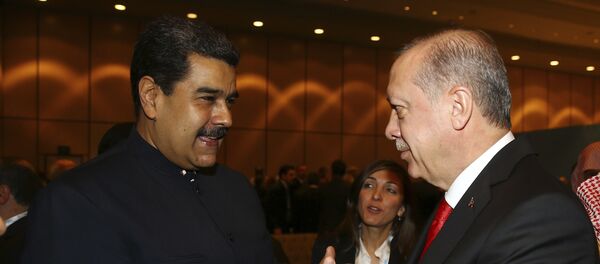Председници Венецуеле и Турске, Николас Мадуро и Реџеп Тајип Ердоган Председници Венецуеле и Турске, Николас Мадуро и Реџеп Тајип Ердоган - Sputnik Србија