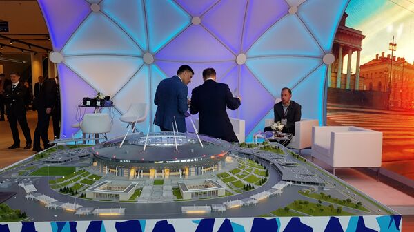 Međunarodni ekonomski forum u Sankt Peterburgu 2018. Međunarodni ekonomski forum u Sankt Peterburgu 2018. - Sputnik Srbija