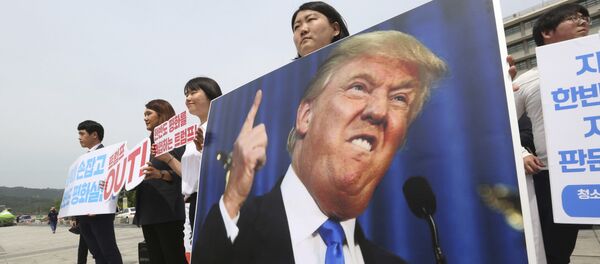 Protest protiv Trampa u Seulu - Sputnik Srbija