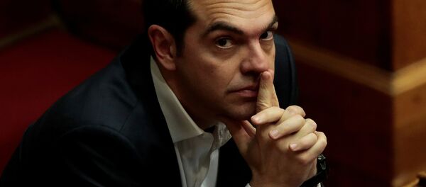 Грчки премијер Алексис Ципрас Грчки премијер Алексис Ципрас - Sputnik Србија
