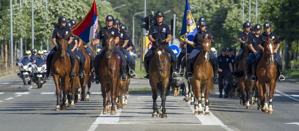 Završne pripreme za centralnu ceremoniju Dana Ministarstva unutrašnjih poslova - Sputnik Srbija