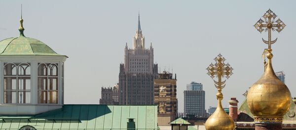 Поглед на зграду Министарства спољних послова Русије Поглед на зграду Министарства спољних послова Русије - Sputnik Србија