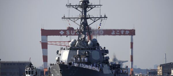 Амерички разарач Милијус долази на заједничке војне вежбе у јапанску луку Јокосука - Sputnik Србија