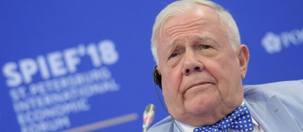 Predsednik kompanije Rodžers holding Džin Rodžers na panelu Međunarodnog ekonomskog foruma u Sankt Peterburgu - Sputnik Srbija