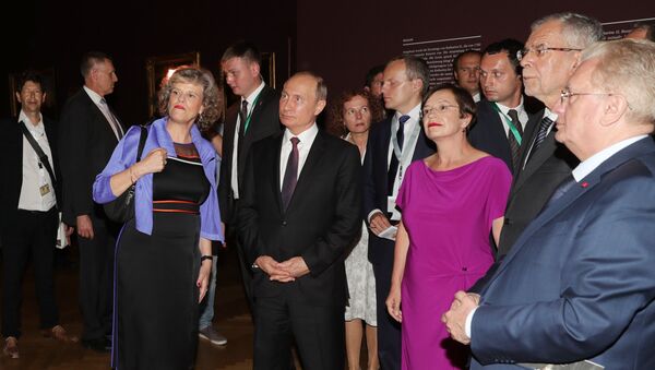 Ruski predsednik Vladimir Putin u poseti Austriji - Sputnik Srbija