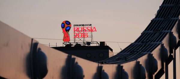 Лого Светског првенства у фудбалу 2018. - Sputnik Србија