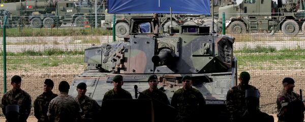 Pripadnici NATO snaga u vojnoj bazi u Estoniji - Sputnik Srbija