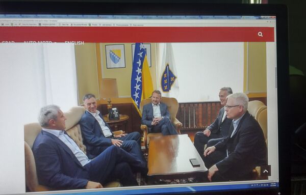 Bakir Iztebegović primio bivše predsednike bivših jugoslovenskih republika - Sputnik Srbija