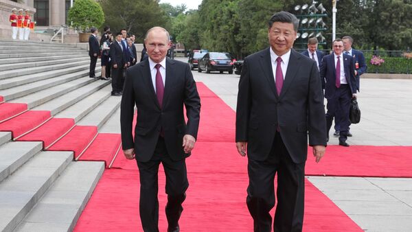 Vladimir Putin i Si Đinping - Sputnik Srbija