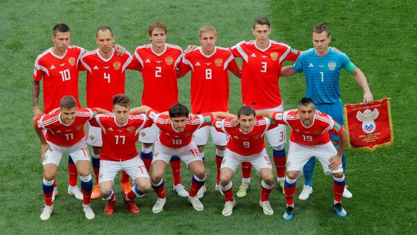 Репрезентација Русије на отварању Мундијала - Sputnik Србија