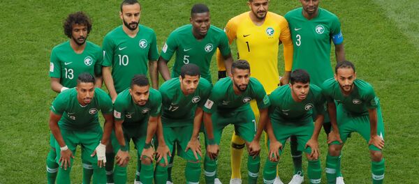 Репрезентација Саудијске Арабије на отварању Мундијала Репрезентација Саудијске Арабије на отварању Мундијала - Sputnik Србија