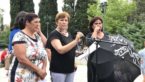 Протест мајки у Подгорици - Sputnik Србија