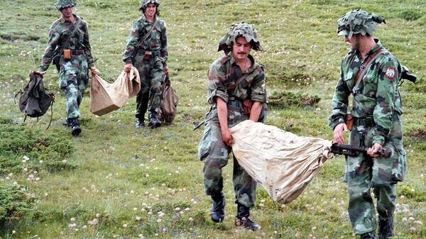 Војници војске Југославије на Кошарама 1998 - Sputnik Србија