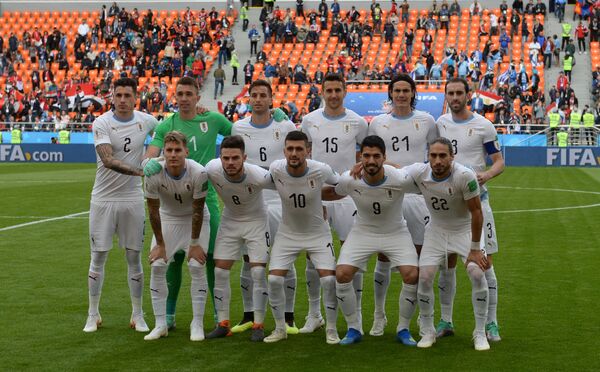 Стартна поставка Уругваја на утакмици против Египта  - Sputnik Србија