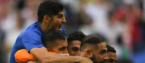 Велико славље Ирана у 95 минуту Велико славље Ирана у 95 минуту - Sputnik Србија