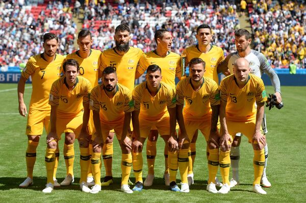 Репрезентација Аустралије на утакмици првог кола групе Ц против Француске Репрезентација Аустралије на утакмици првог кола групе Ц против Француске - Sputnik Србија