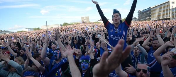 Исландски навијачи Исландски навијачи - Sputnik Србија