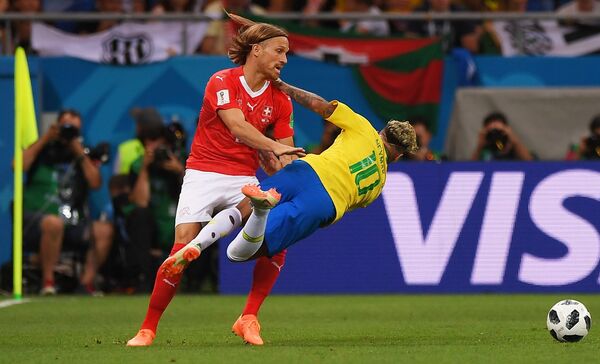 Детаљ са утакмице Швајцарска - Бразил - Sputnik Србија