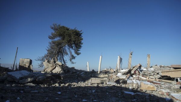 Razrušeno naselje u sirijskoj provinciji El Hasake - Sputnik Srbija