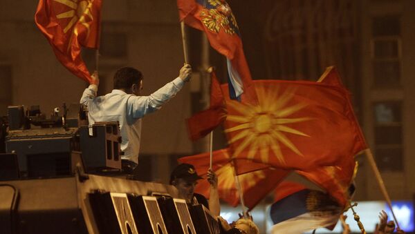 Demonstracije u Skoplju zbog imena države - Sputnik Srbija