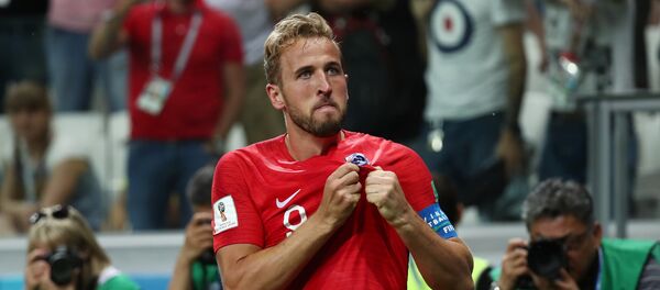 Хари Кејн слави победу над Тунисом - Sputnik Србија