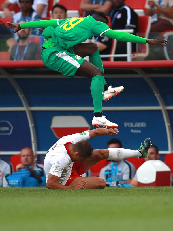 Детаљ са меча Пољска - Сенегал Детаљ са меча Пољска - Сенегал - Sputnik Србија