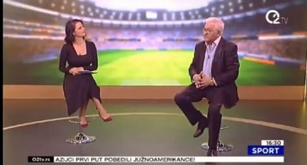 Milan Živadinović na O2 televiziji Milan Živadinović na O2 televiziji - Sputnik Srbija