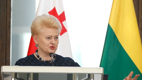 Председница Литваније Далија Грибаускајте - Sputnik Србија