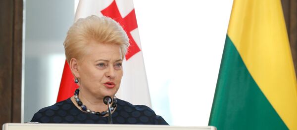 Председница Литваније Далија Грибаускајте - Sputnik Србија