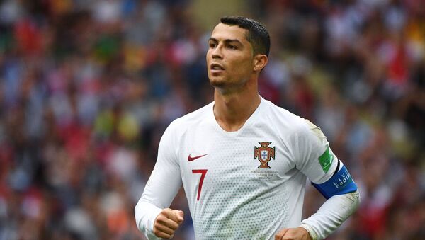 Kristijano Ronaldo na utakmici protiv Maroka - Sputnik Srbija