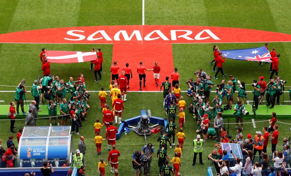 Печетак утакмице Данска Аустралија Печетак утакмице Данска Аустралија - Sputnik Србија