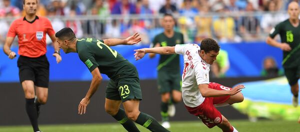 Жестока борба на терену у мечу Данска Аустралија - Sputnik Србија