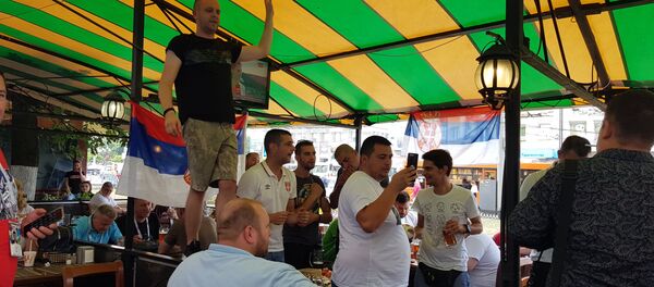 Navijači Srbije u Kalinjingradu - Sputnik Srbija