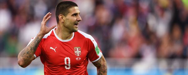 Митровић слави гол Митровић слави гол - Sputnik Србија