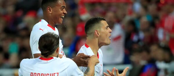 Džaka slavi gol na provokativan način - Sputnik Srbija