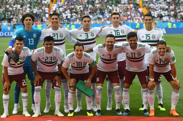 Reprezentacija Meksika na meču protiv Južne Koreje - Sputnik Srbija