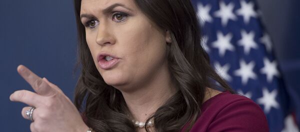 Glava press-službы Belogo doma Sara Sanders - Sputnik Srbija