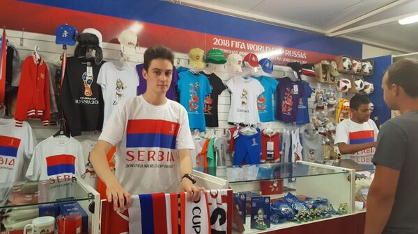 Званична продавница сувенира ФИФА у Калињинграду - Sputnik Србија