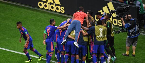 Прослава гола Колумбијаца - Sputnik Србија