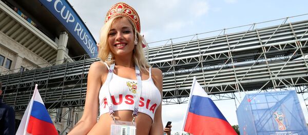 Навијачица Русије - Sputnik Србија