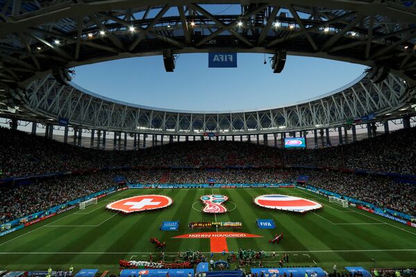 Početak meča Švajcarska - Kostarika - Sputnik Srbija