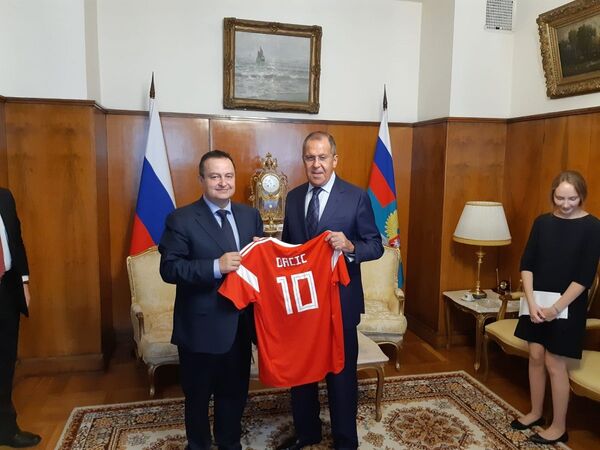 Sergej Lavrov i Ivica Dačić - Sputnik Srbija