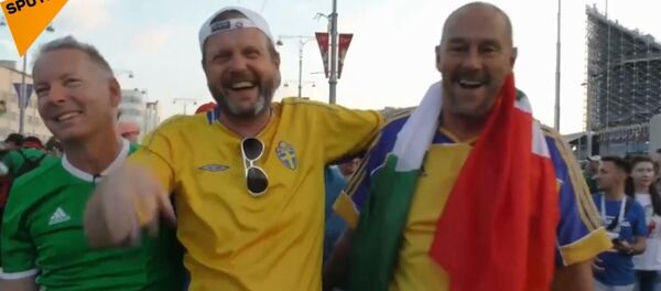 Швеђани и Мексиканци заједно прославили испадање Немачке са Мундијала - Sputnik Србија