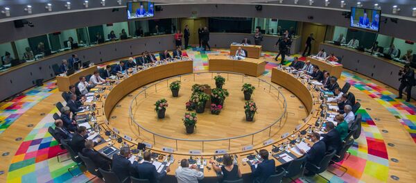 Lideri EU na zasedanju u sedištu Evropske unije u Briselu - Sputnik Srbija