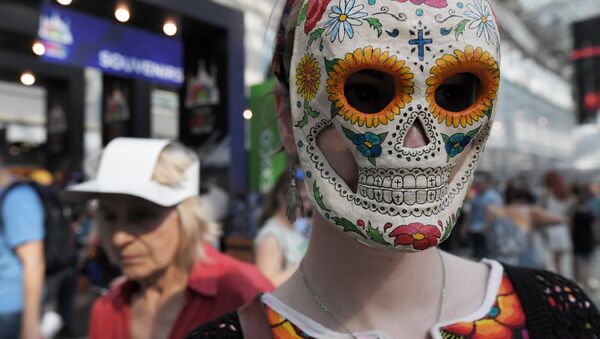 Мексички карневал Дан мртвих у Москви - Sputnik Србија