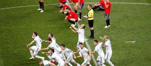 Presrećni Rusi i tužni Španci posle odbrane Akinfejeva Presrećni Rusi i tužni Španci posle odbrane Akinfejeva - Sputnik Srbija