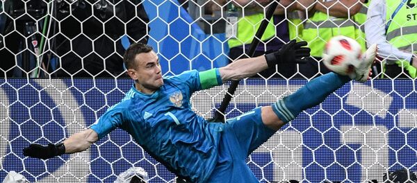 Golman Artjom Akinfejev Golman Artjom Akinfejev - Sputnik Srbija