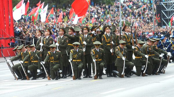Vojna parada u Minsku, Belorusija - Sputnik Srbija