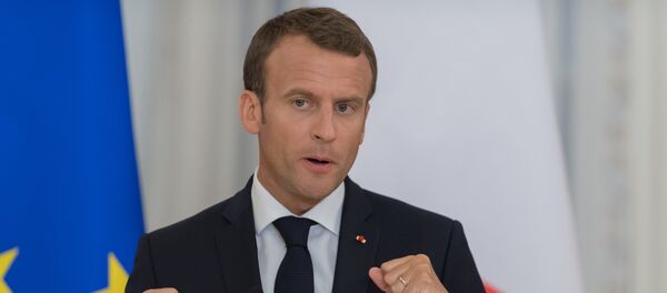 Председник Француске Емануел Макрон Председник Француске Емануел Макрон - Sputnik Србија