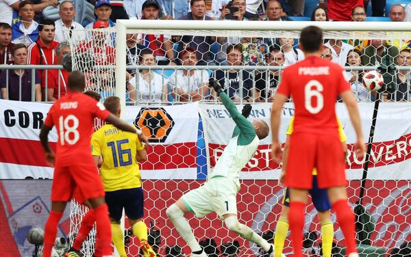 Други гол Енглеске на мечу против Шведске, стрелац је био Деле Али - Sputnik Србија